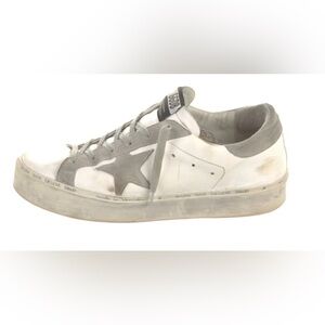 golden goose hi star leather low top sneakers white suede